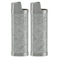 thumbnail image 2 of Lighter Case Cover Vintage Floral Stamped Zinc Alloy Shell for Lighter Protection, 2 of 7