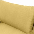 thumbnail image 6 of Pemberly Row 70" Modern Track Arm Tufted Velvet Sofa in Gold, 6 of 8