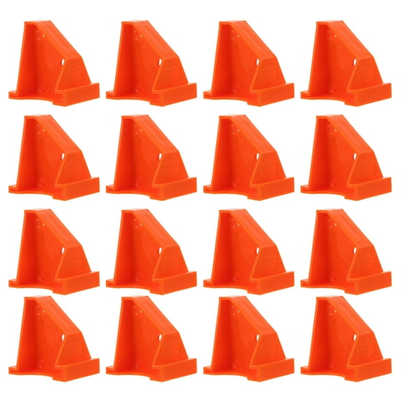 FRCOLOR 20pcs Flooring Spacer for Installing Laminate Wood Vinyl Plank Hardwood Panels Hardwood Floor Spacers ( Orange ),12.99"X5.91"X0.2"