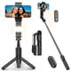 thumbnail image 1 of Estabilizador para Celular, Selfie Stick de 1 Eje con luz de Relleno y Control Remoto, Compatible con Android e iPhone, Ideal para Grabar en Youtube y TikTok, 1 of 10