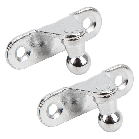 Lift Strut Bracket, 10mm Ball Stud Gas Spring Mounting Bracket 2pcs Metal Universal  For Engine For Trunk