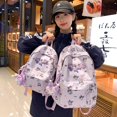 thumbnail image 2 of New Sanrio Backpack Japanese Style Simple Junior High School Schoolbag Women's Large Capacity Cartoon Printed Backpack for Primary School Students, 2 of 5