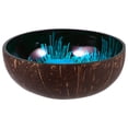 thumbnail image 3 of SHISUYAN Blue Coconut Shell Bowl for Storage Use Environmental Friendly and Unique with Various Patterns on Inner Wall 5.9 Inches, 3 of 8