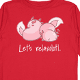 thumbnail image 4 of Inktastic Let's Relaxolotl with Cute Sleeping Axolotls Boys or Girls Long Sleeve Toddler T-Shirt, 4 of 5