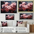 thumbnail image 4 of Designart "Cherry Blossoms Tree at Night in Pink II" Floral Framed Wall Art - Traditional Pink Cherry Entryway Framed Wall Art, 4 of 6
