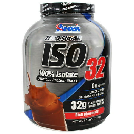 ANSI (Advanced Nutrient Science) - Iso 32 protéines de lactosérum en poudre Isoler riche chocolat - 5 lbs.