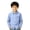 Blue, variant on Fozruso Boys Uniform Dress Shirt, Long Sleeve Button-Down Shirts for Kids School Daily Casual