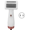 thumbnail image 1 of Sèche-cheveux pour Animaux Brosse Sèche-Cheveux 2 en 1 Faible Bruit Température Réglable 3 Niveaux Design Compact Facile à Transporter Rotation 360 Degrés Sèche-Chien pour Prise PetUS 110V, 1 of 8