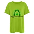thumbnail image 2 of Herrnalise Women's St Patrick's Day T-Shirt Lucky Irish Shamrock Paddy's Day Round Neck Short Sleeve Graphic Tees Tops S-3XL, 2 of 4