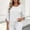 White#03, variant on Yteetum 3/4 Length Sleeve Summer Tops for Women Oversized 3/4 Sleeve Crewneck Cotton Linen Shirts Casual Solid Round Neck Loose Lightweight Comfy Half Sleeve T Shirts