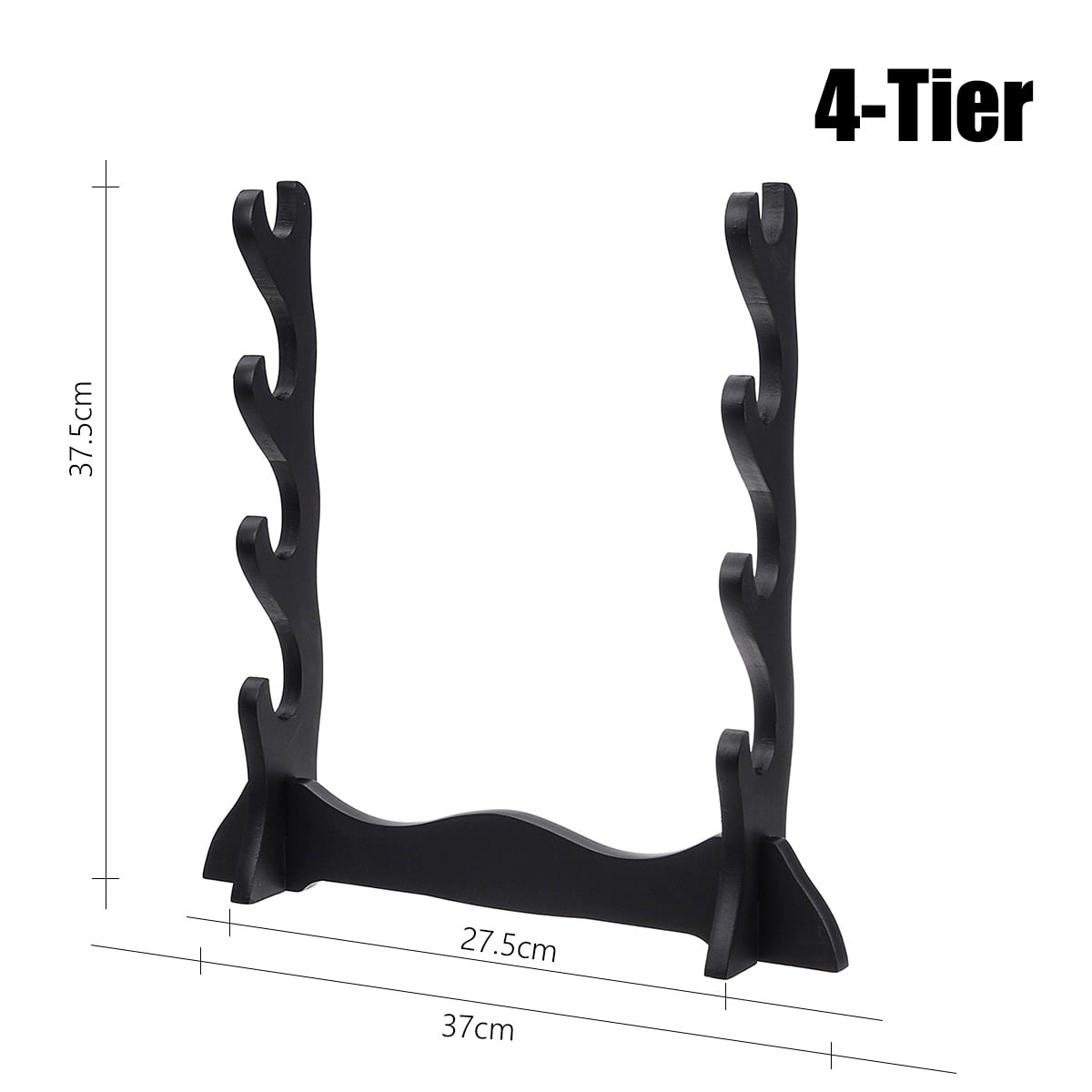 1/2/3/4 Tier Sword Katana Holder Samurai Bracket Wall Mount Display