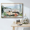 thumbnail image 6 of Holiday Vacation I - Framed Gallery Wrapped Holiday Canvas - 17 x 25 - Natural Wood Frame, 6 of 9