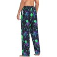 thumbnail image 6 of GZHJMY Neon Green Octopuses Men's Pajama Pants, Loose Lightweight PJs Lounge Sleep Bottoms with Pockets Drawstring, Pajama Bottoms for Home and Rest, Small, 6 of 7