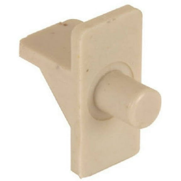 Slide-Co Shelf Support Peg Adjustable Almond Finish - 1/4-Inch - Pack of 12, Brown