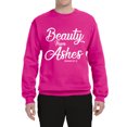 thumbnail image 2 of Wild Bobby Beauty From Ashes Isaiah 61:3 Inspirational/Christian Unisex Crewneck Graphic Sweatshirt, Fuschia, 3X-Large, 2 of 5