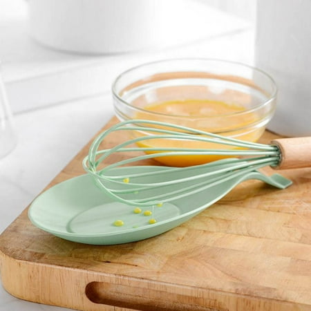 

Ovzne Spoon Tablespoon Silicone Spoon Mat High Temperature Placemat Tray Kitchen Tool Spoons Plastic Disposable