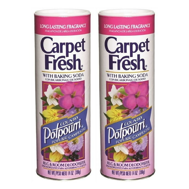 Carpet Fresh Rug Room Deodorizer Powder Country Potpourri with Baking