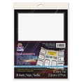 thumbnail image 2 of Pacon Self-Adhesive Project Paper 8-1/2 x 11 White with Black Border 8/Pack 2004, 2 of 2