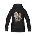 thumbnail image 4 of Hanmun Animal Ultimate Men Heavy Blend Hooded Sweatshirt Cotton Drawstring Long Sleeve Casual Fashion, 4 of 5