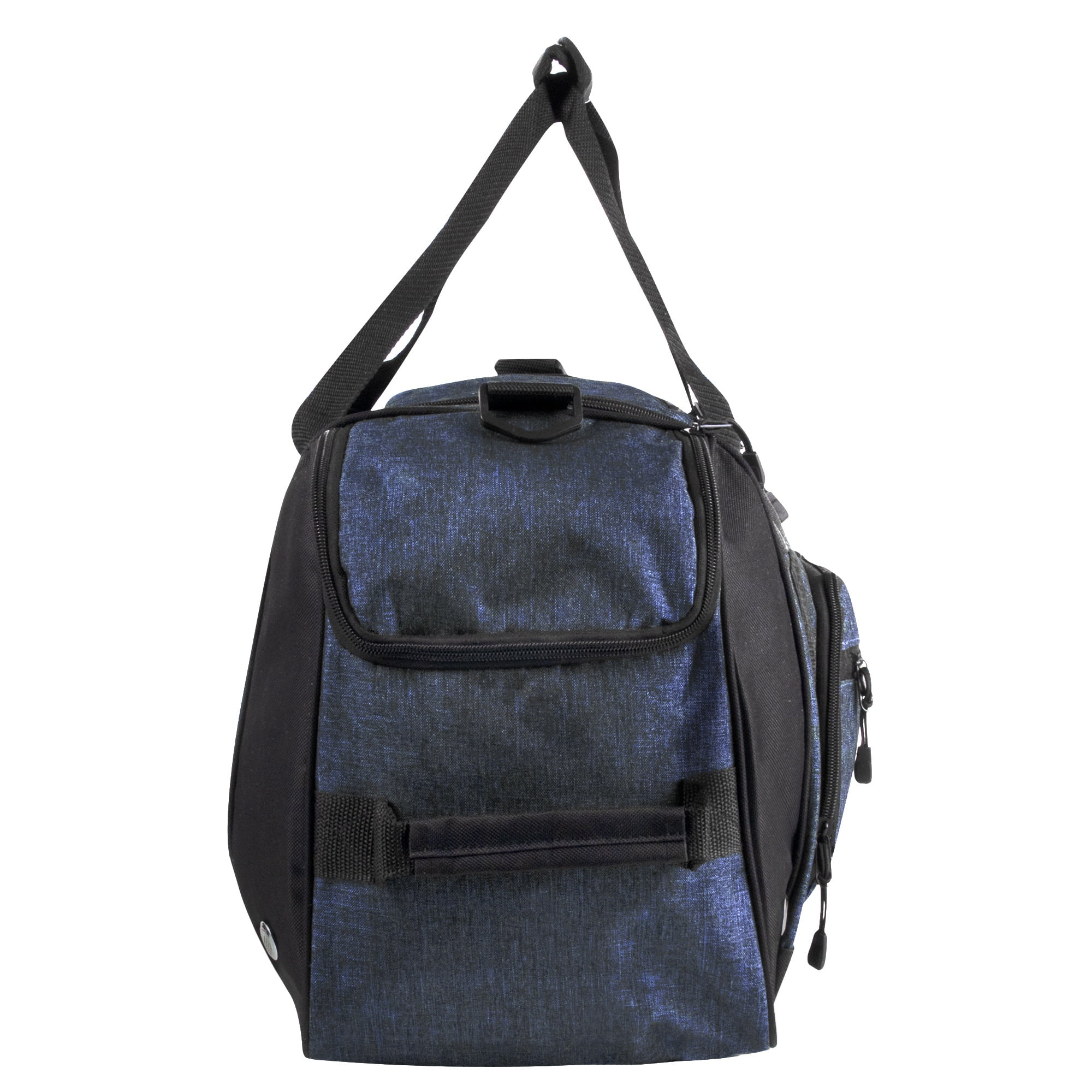 Summit Ridge 24"L Duffel Bag 42 Liter Capacity for Gym Clothes, Sports Equipment, Towels, Sneakers, Travel, Commute in Navy Blue