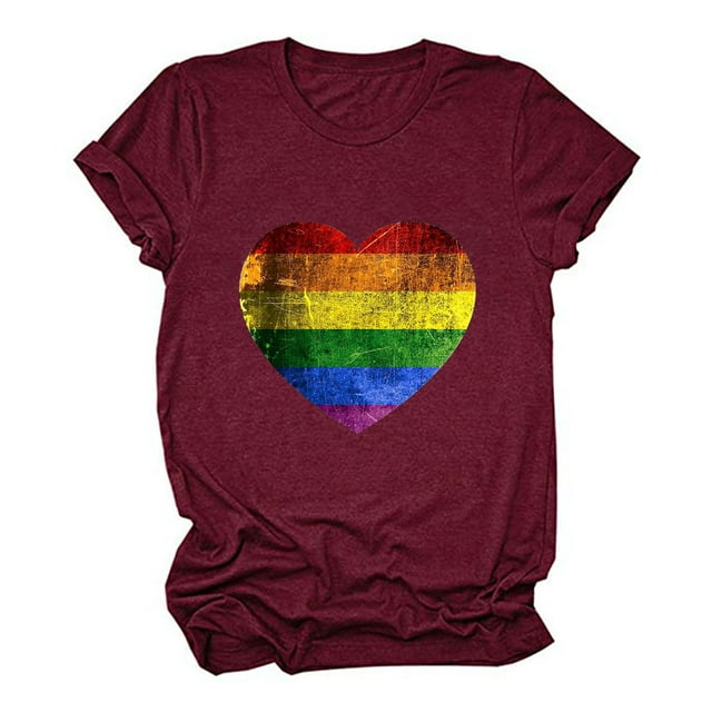 Camiseta de manga corta con estampado colorido informal para mujer Fridja hjk538