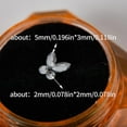 thumbnail image 5 of Tooth Ornaments Leaf Butterfly Shape Tooth Gems Decorative Teeth Jewelry, 5 of 5