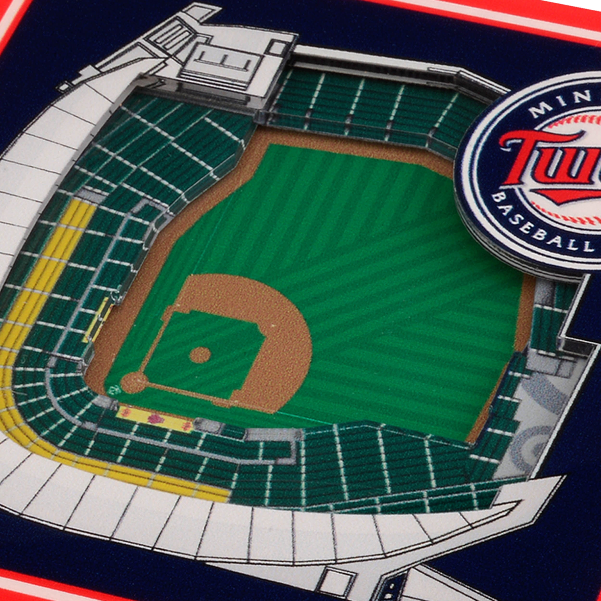 YouTheFan MLB Minnesota Twins Stadiumview Cribbage