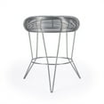 thumbnail image 2 of Butler Specialty Allen Decorative Dark Silver Wire Iron  Accent Table, 2 of 8