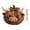 Multicolor, variant on DIY Highland Cow Fabric Pumpkin Sewing Kit, Hand-Stitched Plush Halloween Decor with Horns, Rustic Autumn Table Centerpiece, 7.9x5.9x1.2 Inch, 1 Count