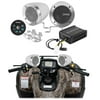 Memphis Bluetooth ATV Audio w/ Handlebar Speakers For Suzuki Vinson 500