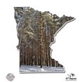 thumbnail image 1 of Minnesota Winter in the Woods Beautiful Nature Explore Adventure - 5" Vinyl Sticker - For Car Laptop I-Pad - Waterproof Decal, 1 of 1