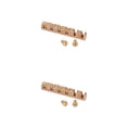 thumbnail image 3 of relayinert Écrou de Cloche de Guitare Hauteur Réglable Largeur Écrous de Corde en Laiton Pièces de Guitares Électriques Décoratif Résistant à l'Usure Usage Débutant comme Montré 2 Pcs, 3 of 6