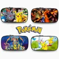 thumbnail image 2 of Bolsa de lápices con estampado de dibujos animados de Pokémon para niños, Pikachu, alta capacidad, suministros escolares, regalo, 21x5x10cm qym unisex, 2 of 2
