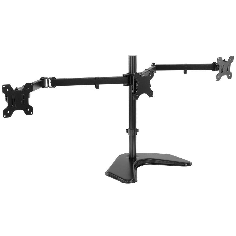 MountIt! Triple Monitor Stand Fits 1732 Inch Screens