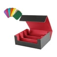 thumbnail image 3 of BELOVING Boîte pour Jeu de Cartes Boîte de Rangement pour Cartes de Baseball Cartes Standard Cartes Graduées Rouge, 3 of 10