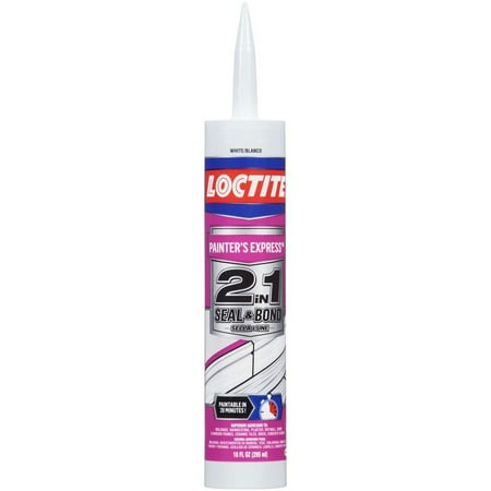 2' White Self Seal - Loctite 2 in 1 Seal & Bond Painter's Express - White, 10 fl. oz.
