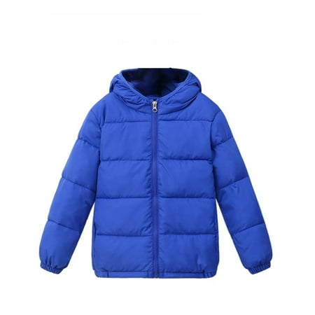

SYNPOS Baby Boy Winter Clothes Toddler Jacket Light Puffer Padded Jacket Winter Coats For Kids With Hoods Infant Zip Up Outerwear with Pockets