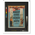 thumbnail image 2 of Historic Framed Print, Which? Soldier or mechanic - enlist in the engineers and be both.LH., 17-7/8" x 21-7/8", 2 of 9