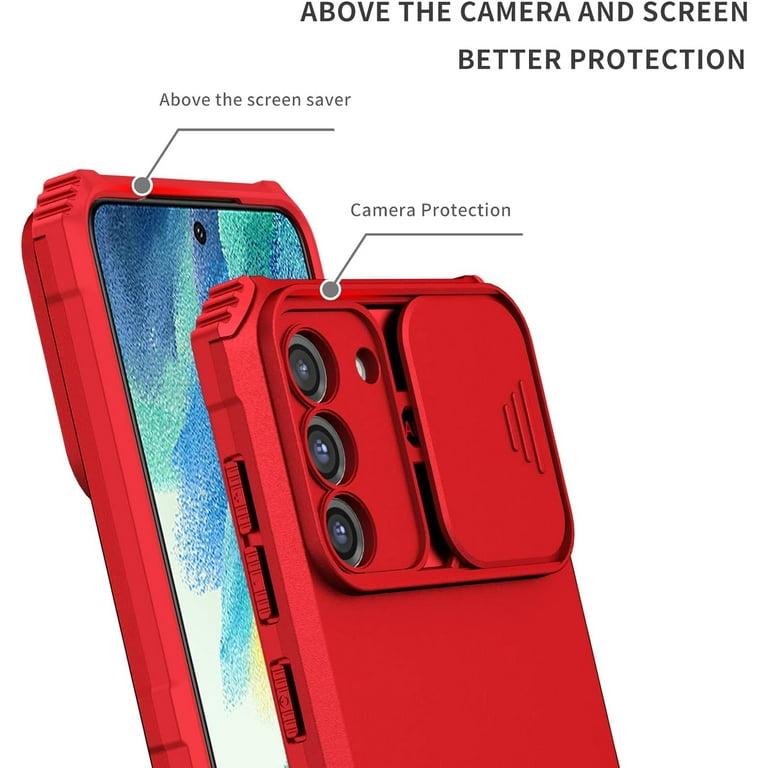 Compatible with Samsung S20 FE Case with Slide Camera Cover