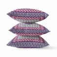thumbnail image 2 of 18â€ Magenta Indigo Holy Floral Indoor Outdoor Throw Pillow, 2 of 3