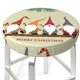 thumbnail image 3 of Balery Christmas Card With Gnomes Fundas de asiento para taburete de bar redondo de tela de terciopelo ajustables que protegen de arañazos y manchas para sillas de 14 a 17 pulgadas.-13 inch, 3 of 7