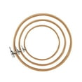 thumbnail image 4 of 12pcs Wooden Embroidery Shed Wood Cross Stitch Rings Handmake Cross Stitch Frame Embroidery Hoops, 4 of 9