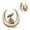 Bird + Skull Gold, variant on BOOTOOL 2PCS Gothic Copper Saddle Ear Gauges (Choose Style & Color)