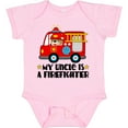 thumbnail image 3 of Inktastic Fireman Uncle is a Firefighter Boys or Girls Baby Bodysuit, 3 of 5