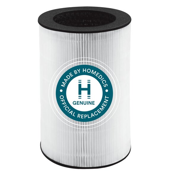 HoMedics TotalClean 3 en 1 filtro HEPA verdadero de repuesto para purificador de aire HoMedics AP-T40 AP-T40WT AP-T43-WT AP-T45-BK y AP-T45-WT El filtro HEPA verdadero elimina hasta el 99,97% de las p