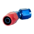 thumbnail image 3 of Earl's 45 Degree Swivel-Seal® Hose End -6 AN - Red/Blue - Clamshell Package, 3 of 4