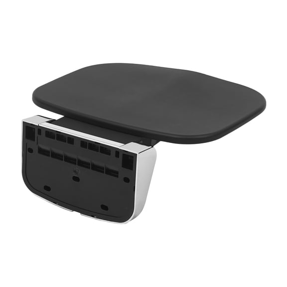 ToppiJoy Folding Shower Chair Wall Mounted, ABS Fold Down Shower Seat Hold up to 440lbs (Black)