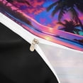 thumbnail image 4 of Erosebridal Hawaii Beach Twin Bedding,Hawaii Holiday Tropical Botanical Coconut Tree Duvet Cover Set For Girls,Reversible Black,2pcs(No Comforter), 4 of 6