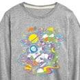 thumbnail image 3 of Instant Message - Skateboarders In Space - Toddler & Youth Long Sleeve Graphic T-Shirt, 3 of 6