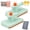 Green 2pcs, variant on No-Touch Snap Grip Mini Mop, 2026 Upgraded Zero Touch Tabletop Mop, Click Mops to Use with Any Cloth (Includes 10 Washable Pads), for Kitchen Bathroom Floor